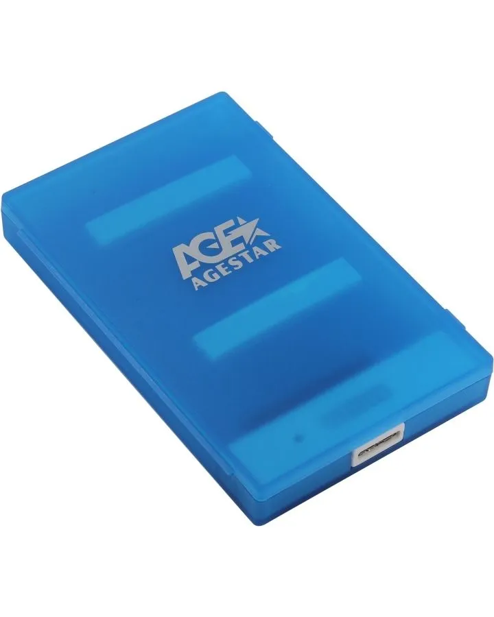 Внешний корпус для HDD/SSD AgeStar 3UBCP1-6G (BLUE) 2.5" синий в Санкт-Петербурге