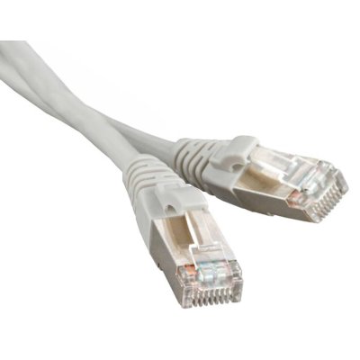 Патч-корд Hyperline PC-LPM-STP-RJ45-RJ45-C6-1.5M-LSZH-GY