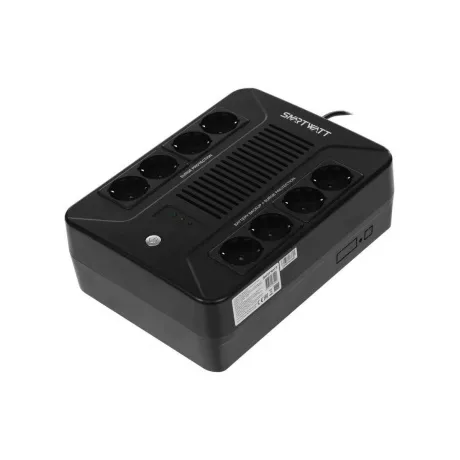 ИБП SMARTWATT UPS SAFE PRO 800 Line-interactive 800VA/480W Brick (Euro x8, LED, 275x210x95(мм), 5,8 кг, гарантия 3года (ИБП) 12мес (АКБ)) (3703020270003) в Санкт-Петербурге