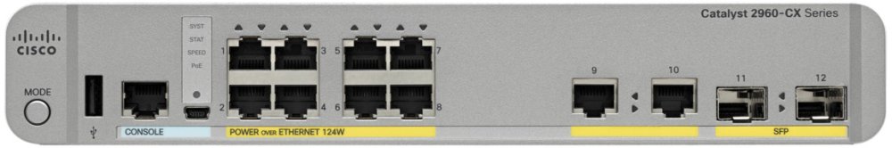 Коммутатор Cisco Catalyst 2960CX-8TC-L (WS-C2960CX-8TC-L)