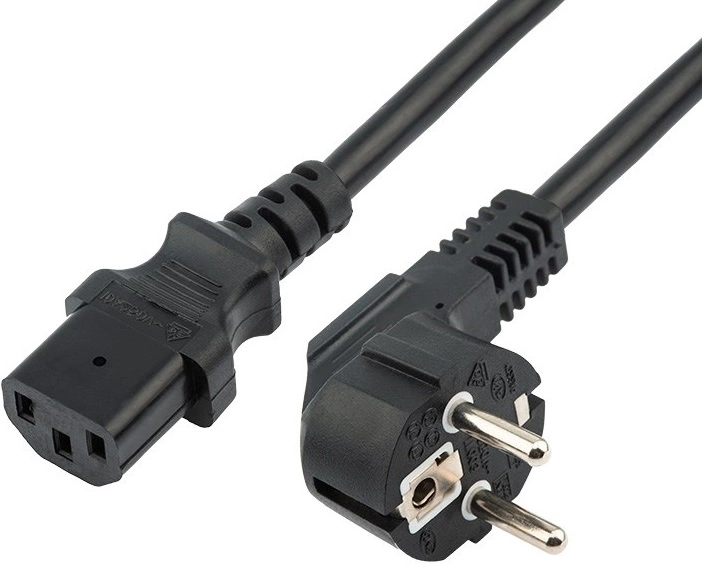 Шнур сетевой СЕЕ 7/7 (Schuko) – IEC 320 C13 3x0,75мм2, длина 0,6м REXANT