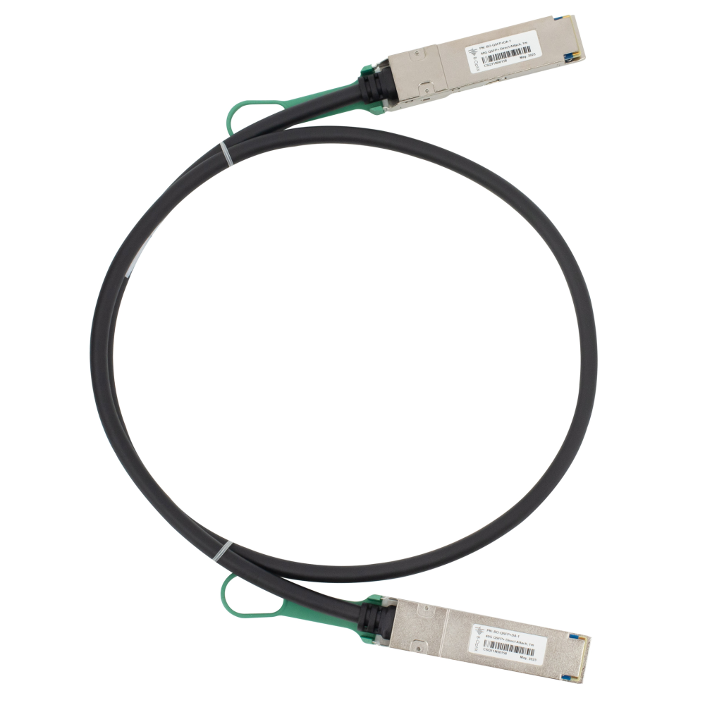 Модуль 40G QSFP+ Direct Attach, дальность до 1м