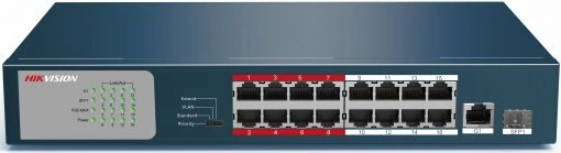 Коммутатор Hikvision DS-3E0318P-E/M(B)