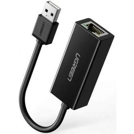 Сетевой адаптер UGREEN USB 2.0, 10/100 Мбит/с, цвет черный (20254) в Санкт-Петербурге