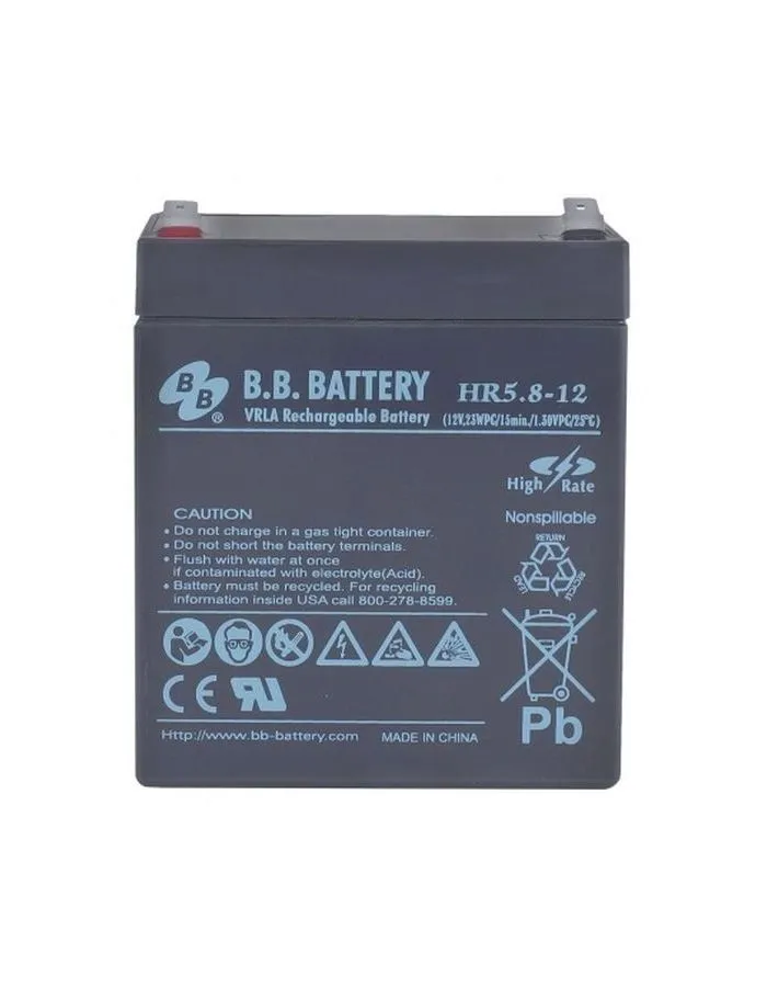 Батарея для ИБП BB Battery HRC 5.5-12 в Санкт-Петербурге