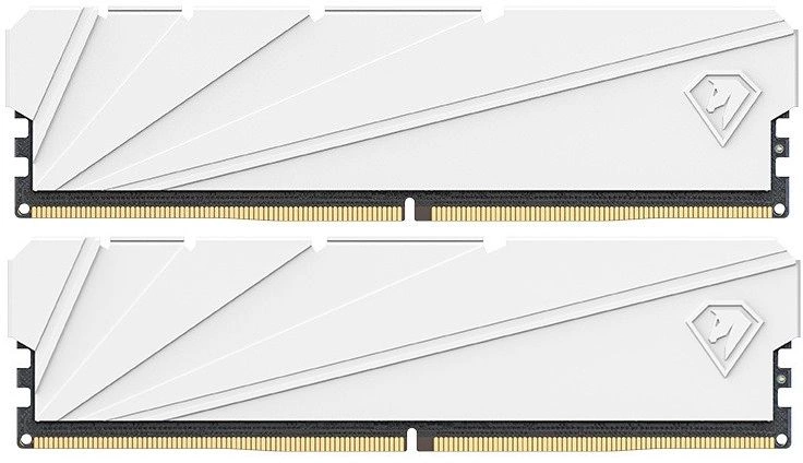 Оперативная память Netac Shadow S 32GB (2x16GB) DDR4-3200 (PC4-25600) C16 White 16-20-20-40 1.35V XMP Dual DIMM Kit (NTSSD4P32DP-32W)