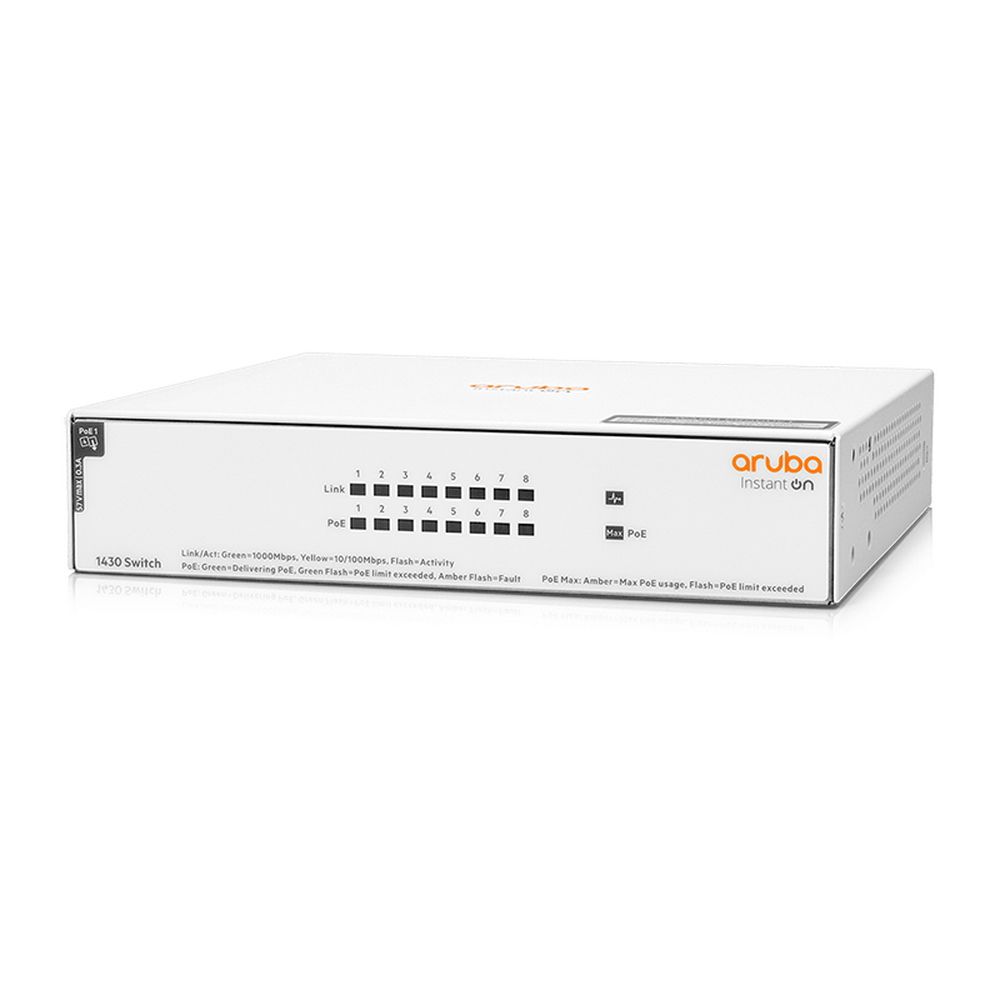 Aruba Instant On 1430 8G Class4 PoE 64W Switch Switch