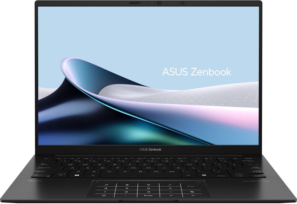 Ноутбук Asus Zenbook 14 UM3406KA-QD180 Ryzen AI 5 340 16Gb SSD1Tb AMD Radeon 840M 14" OLED WUXGA (1920x1200) без ОС black WiFi BT Cam (90NB14U1-M00AK0) в Санкт-Петербурге