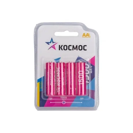 Аккумулятор Космос R6 NI -MH (1500mah) 4 шт в Санкт-Петербурге