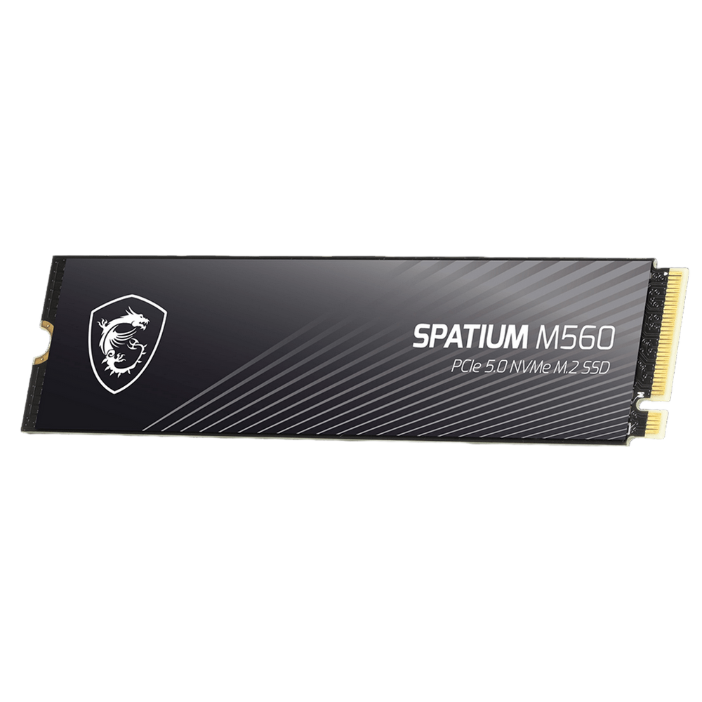 Твердотельный накопитель SSD MSI M.2 2280 1TB SPATIUM M560 Client SSD S78-440L0F0-P83, PCIe Gen5x4 with NVMe