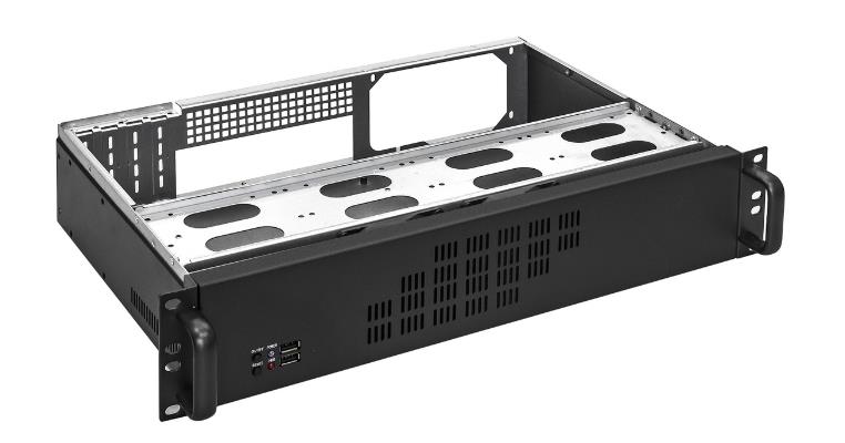 Exegate EX292252RUS Серверный корпус ExeGate Pro 2U300-04 <RM 19", высота 2U, глубина 300, без БП, USB>