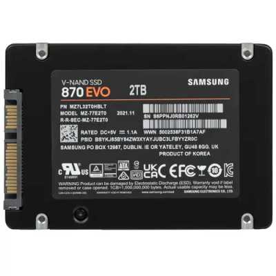 SSD диск Samsung 870 EVO 2Tb MZ-77E2T0B/EU