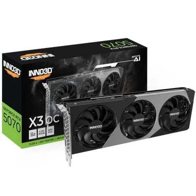 Видеокарта Inno3d GeForce RTX 5070 X3 OC 12Gb (N50703-12D7X-195064L)