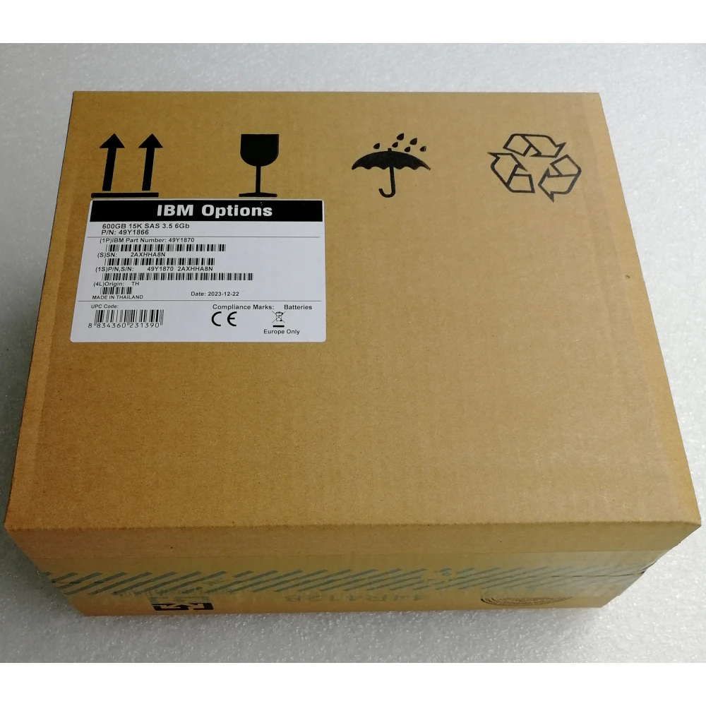 Жесткий диск IBM 49Y1866 600 ГБ 15K 6G SAS LFF 3.5 G2HS DS3512 EXP3512 серверный HDD 49Y1870 49Y1869