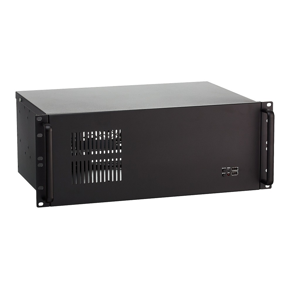 Exegate EX281235RUS Серверный корпус ExeGate Pro 4U300-08 <RM 19", высота 4U, глубина 300, без БП, USB>