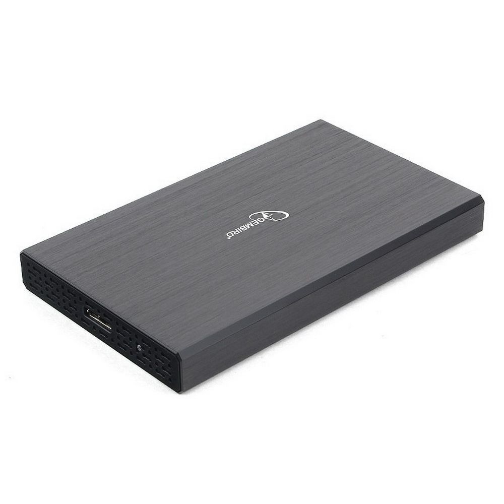 Внешний корпус 2.5" Gembird EE2-U3S-55, чёрный, USB 3.0, SATA, алюминий Gembird {50} (795069)