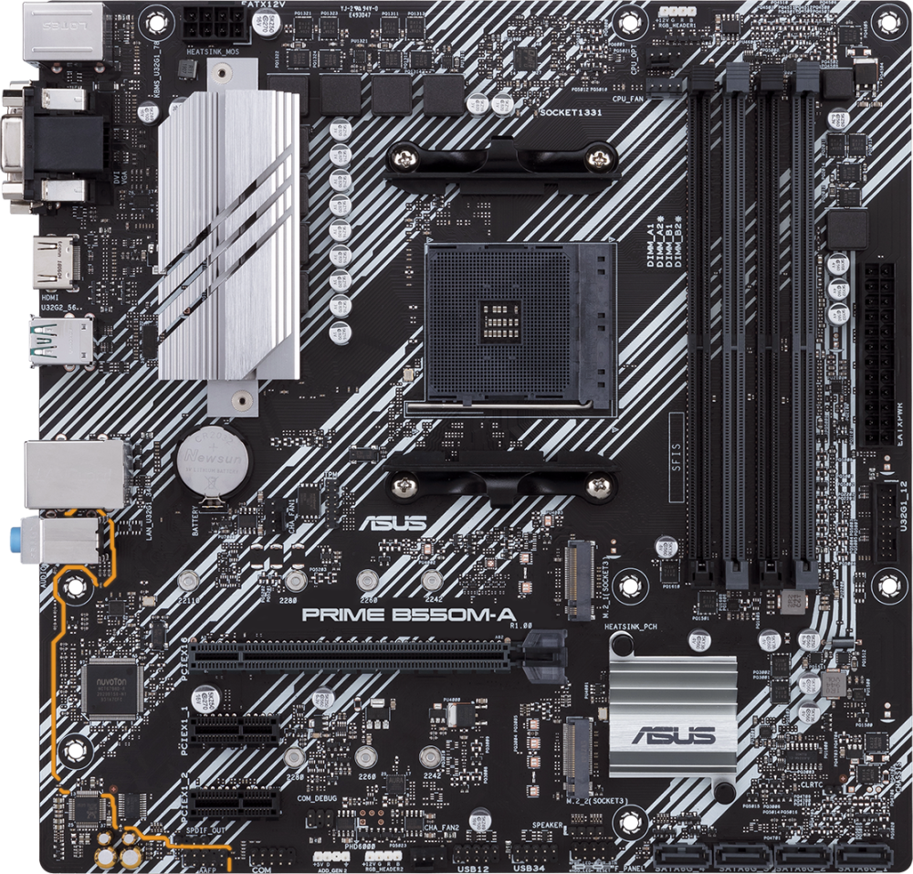 Материнская плата ASUS PRIME B550M-A (90MB14I0-M0EAY0)