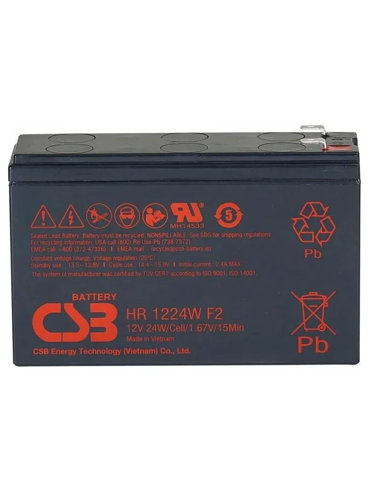 Батарея для ИБП CSB HR1224W F2 F1 12В 6Ач в Санкт-Петербурге