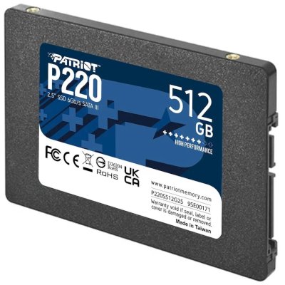 SSD диск Patriot P220 512Gb P220S512G25