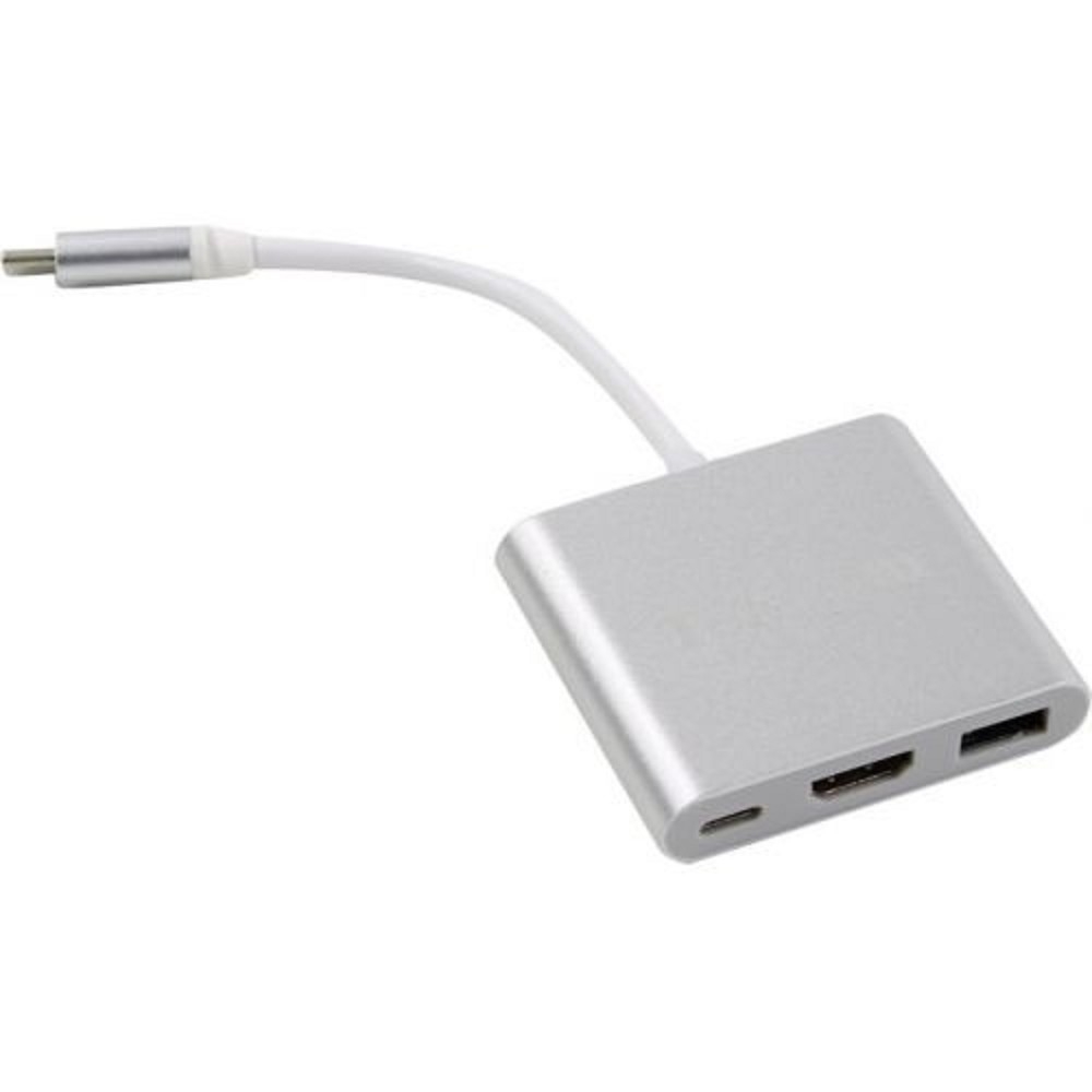 Telecom Кабель-концентратор USB3.1 TypeCm -->HDMI+USB3.0 +PD charging 4K@30Hz