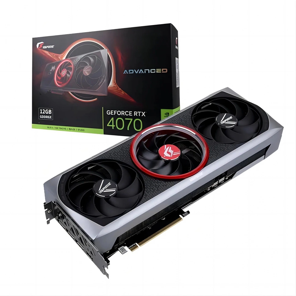 Видеокарта Colorful GeForce RTX 4070 Ti IGAME ADVANCED OC-V 12G (RTX 4070 TI ADVANCED OC-V)