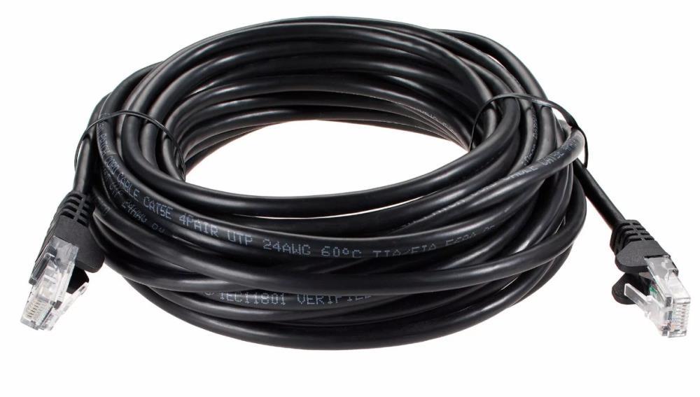 Кабель PATCH CAT5E UTP 15M ANP511_15M_BK BLACK AOPEN