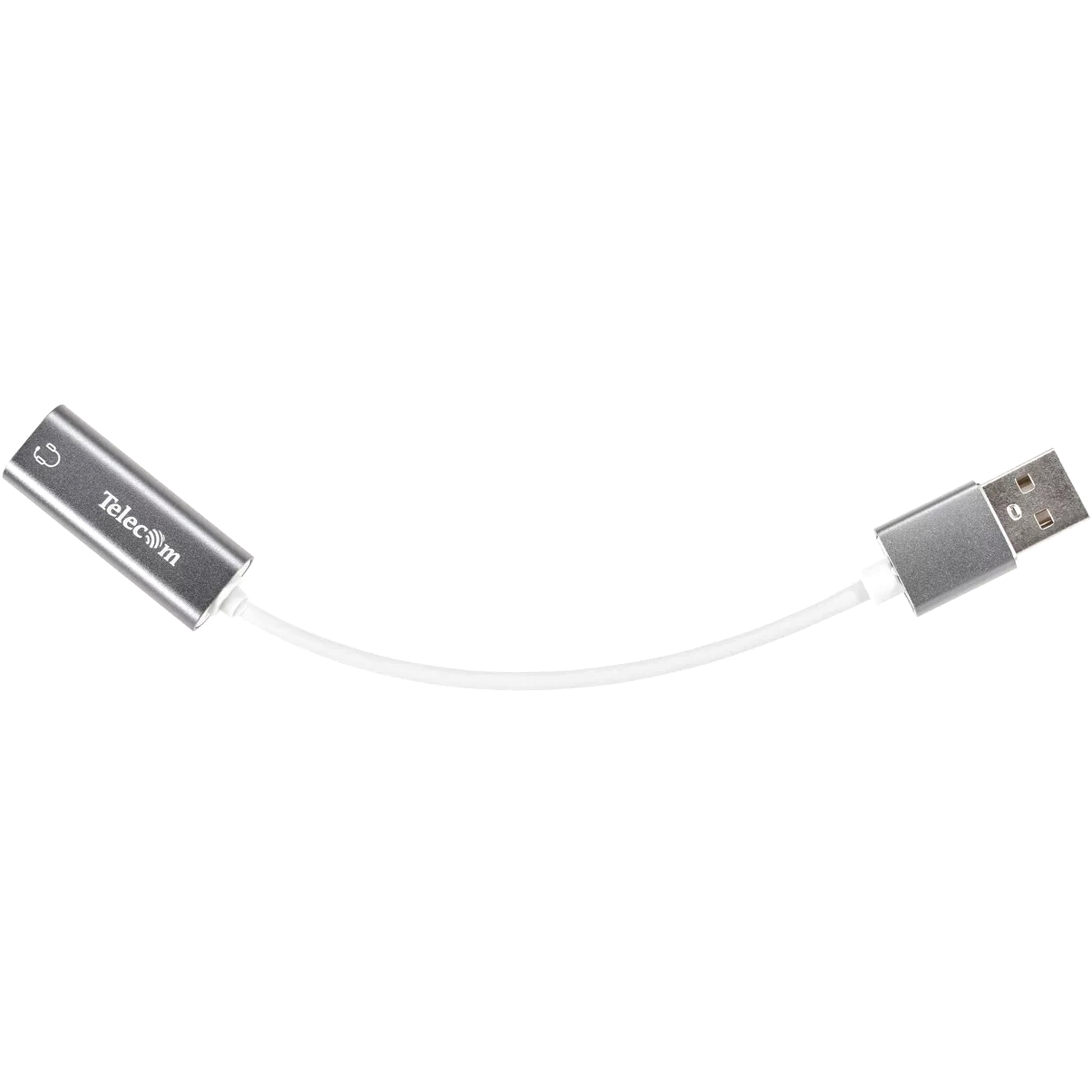 Переходник аудио USB2.0(M)-->3.5мм F (гнездо) Telecom 0.1м <TA316U> VCOM Переходник Telecom USB 2.0 Type-AM/mini jack 3.5 mm F (TA316U)