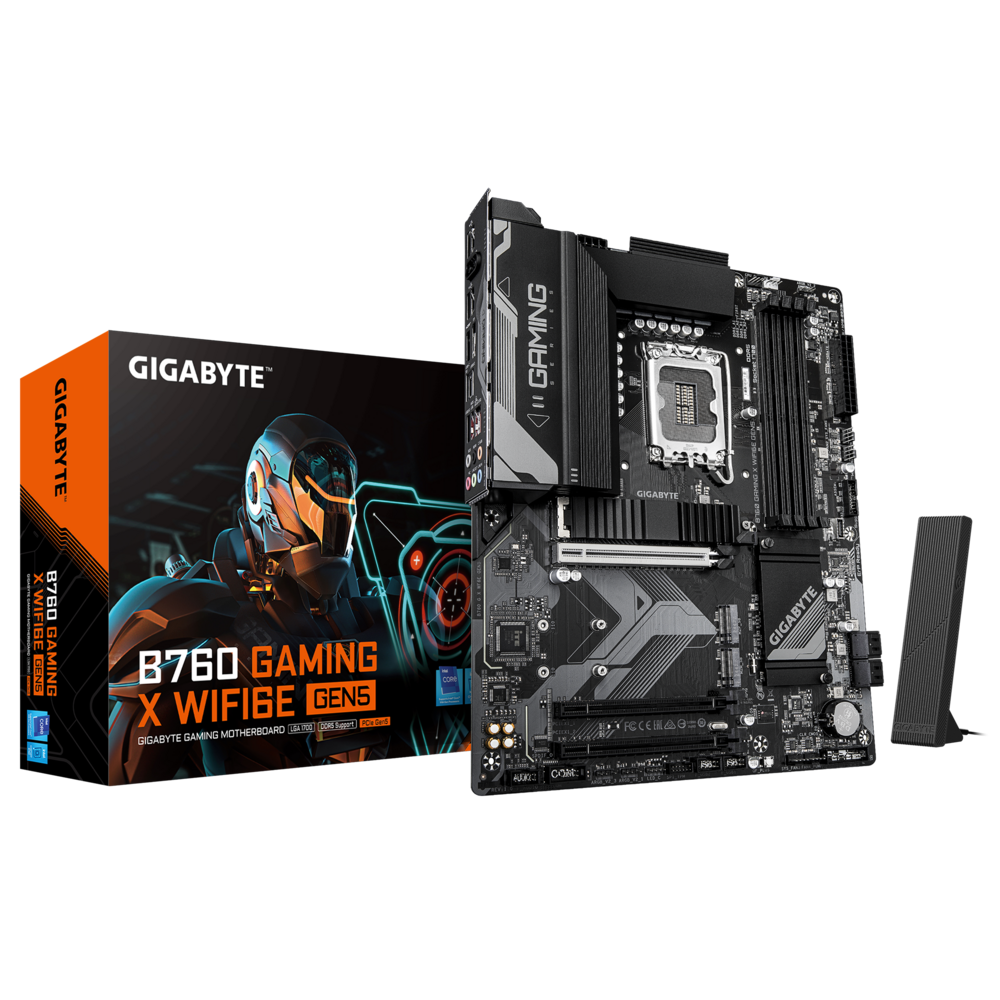 Материнская плата Gigabyte B760 GAMING X WIFI6E GEN5, RTL