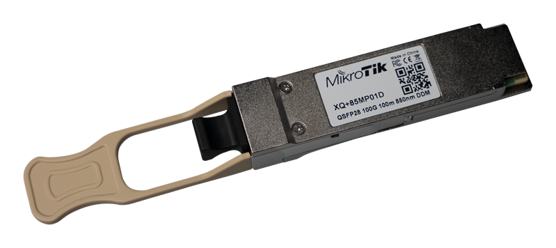 Трансивер QSFP28, Multi Mode, MPO, 850 нм, до 100 м (XQ+85MP01D)