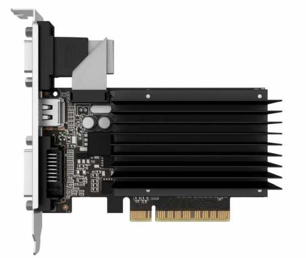 Видеокарта Palit PCI-E PA-GT710-2GD3H nVidia GeForce GT 710 2048Mb 64bit DDR3 954/1600 DVIx1/HDMIx1/CRTx1/HDCP Ret