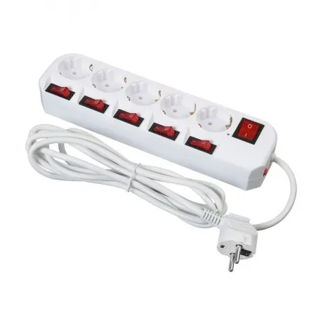 Сетевой фильтр Buro 500SH-3-SW-W 3м (5 розеток) белый в Санкт-Петербурге