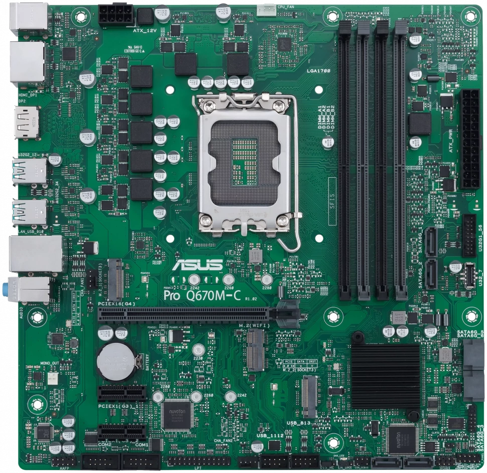 Материнская плата Asus PRO Q670M-C-CSM (90MB19E0-M2EAYC)