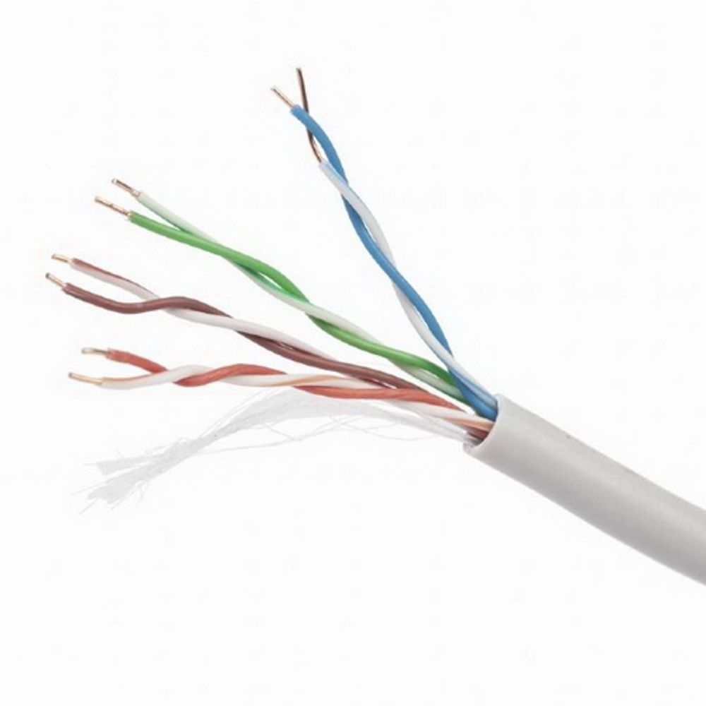 Кабель UTP Cablexpert UPC-5040E-SOL кат.5e CCA однож. 4х2х0.40 мм 305 м pullbox, серый (UPC-5040E-SOL)