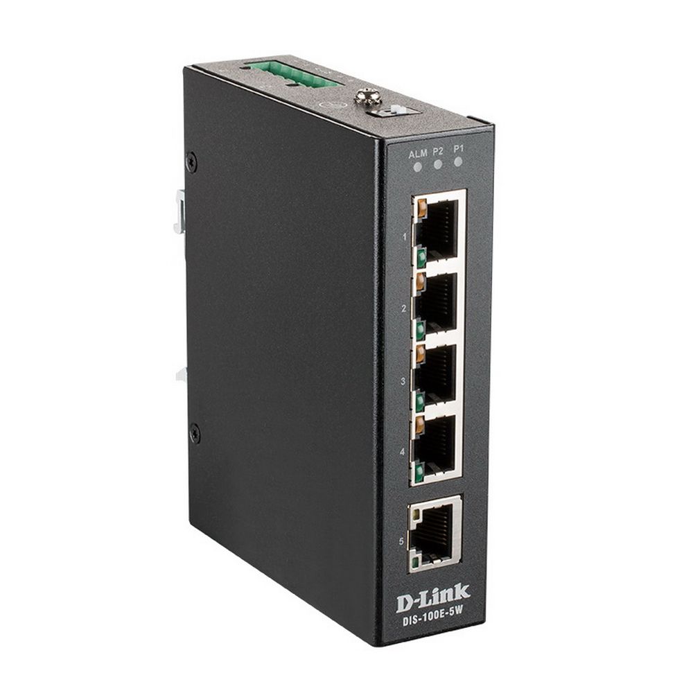 Коммутатор D-Link DIS-100E-5W/A1A 5x100Mb неуправляемый