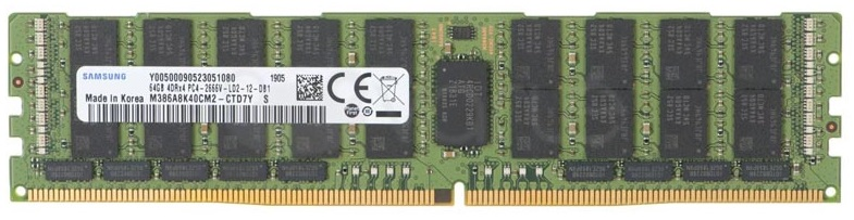 Оперативная память Samsung DDR4 64GB LRDIMM (PC4-25600) 3200MHz ECC Reg Load Reduced 1.2V (M386A8K40DM2-CWE), 1 year (M386A8K40DM2-CWELY)