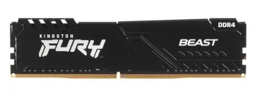 Модуль памяти Kingston 8GB 3600МГц DDR4 CL17 DIMM FURY Beast Black