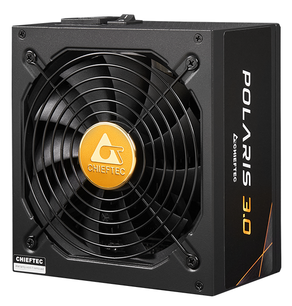 Блок питания Chieftec Polaris 3.0 PPS-1050FC-A3 (ATX 3.0, 1050W, 80 PLUS GOLD, Active PFC, 140mm fan, Full Cable Management, Gen5 PCIe) Retail (PPS-1050FC-A3)