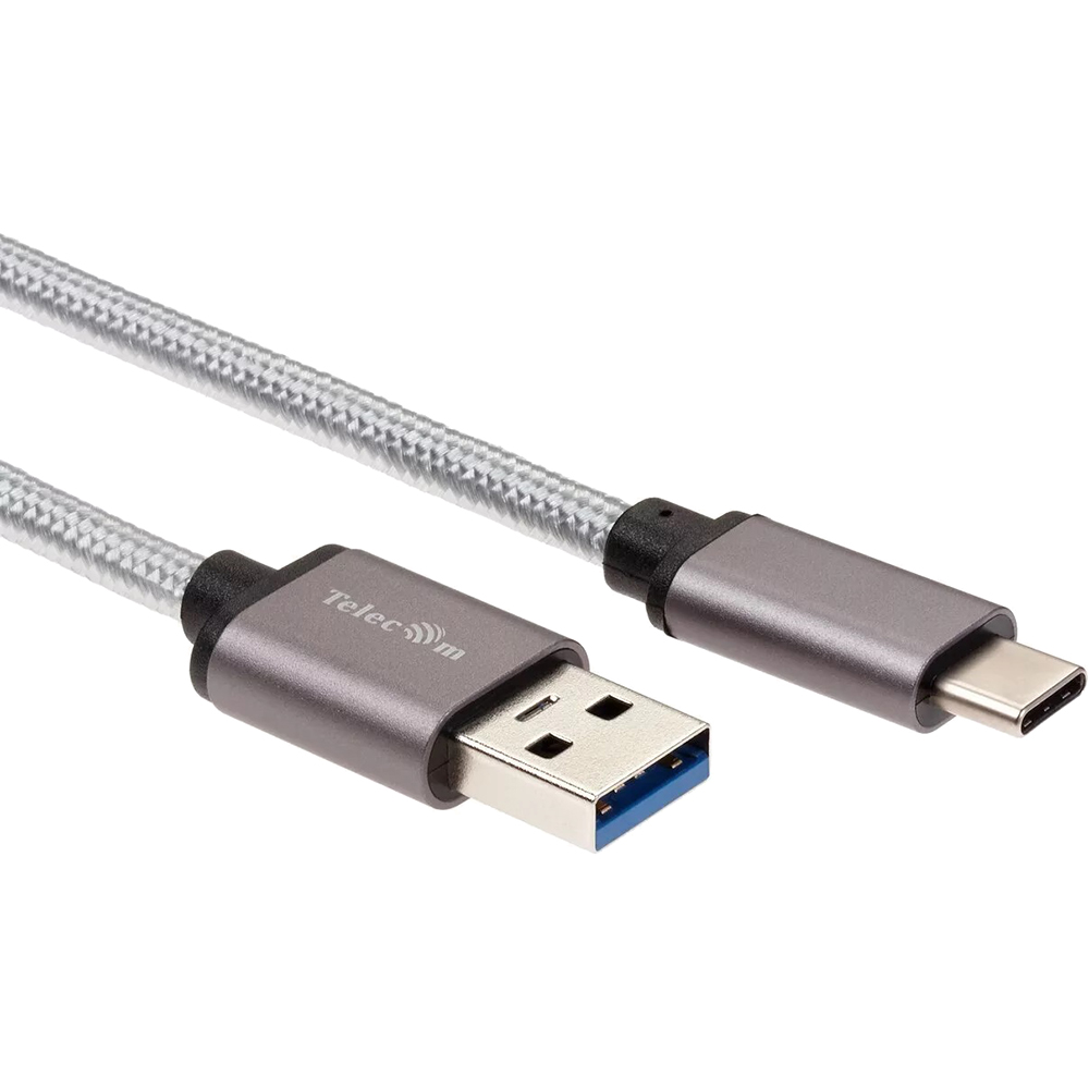 Кабель-адаптер USB 3.1 Type-Cm --> USB 3.0 Am, 2метра Telecom <TC403M-2M> VCOM Адаптер-переходник Telecom USB 3.1 Type C M/USB 3.0 Type A M(TC403M-2M)