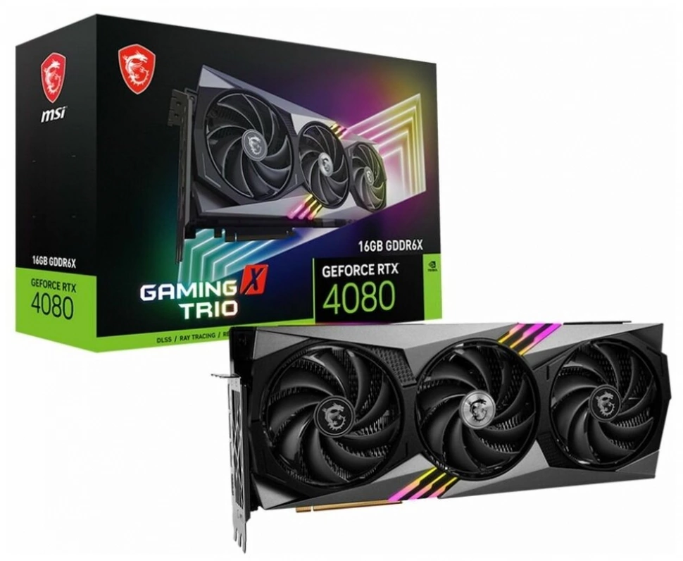 Видеокарта MSI GeForce RTX 4080 GAMING TRIO (RTX 4080 16GB GAMING TRIO)
