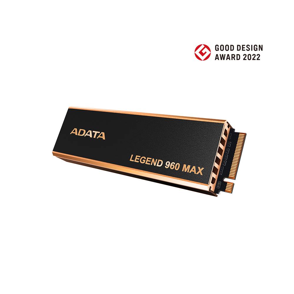 Твердотельный диск 1TB A-DATA LEGEND 960 MAX, M.2 2280, PCI-E 4x4, [R/W -7400/6000 MB/s] 3D-NAND TLC