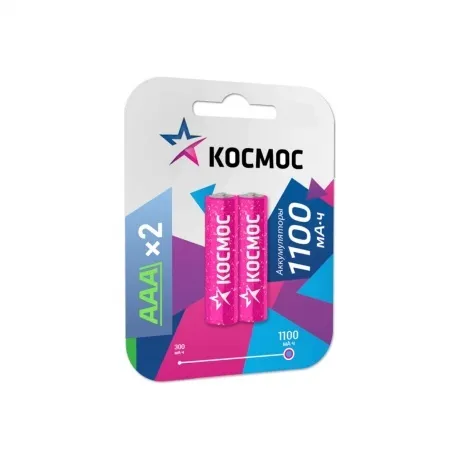 Аккумулятор КОСМОС R03 1100mAh Ni-MH 2шт в Санкт-Петербурге
