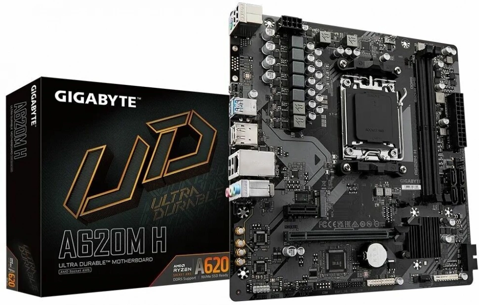 Материнская плата Gigabyte A620M H (rev. 1.0)