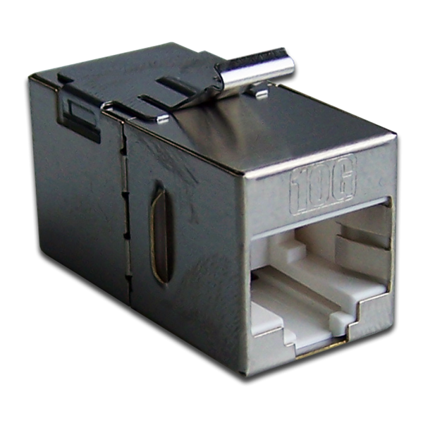 Повторитель портов rj-45, экранированный, кат.6a, формата keystone Повторитель портов RJ-45, экранированный, кат.6A, формата Keystone (LAN-KCP45S6A)