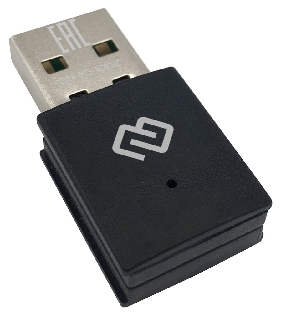 Сетевой адаптер WiFi + Bluetooth Digma DWA-BT5-AC600C USB 2.0
