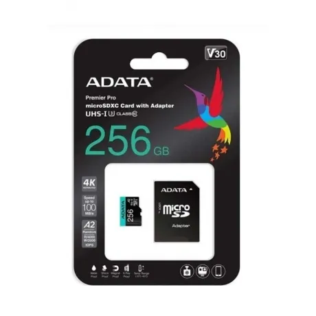 Карта памяти A-Data Micro SDXC 256GB (AUSDX256GUI3V30SA2-RA1) в Санкт-Петербурге