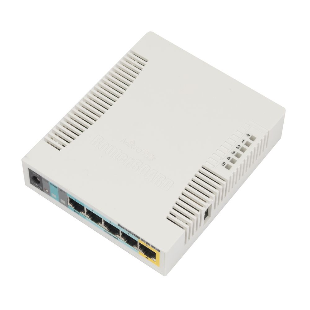 Роутер беспроводной MikroTik RB951UI-2HND N300 10/100BASE-TX белый