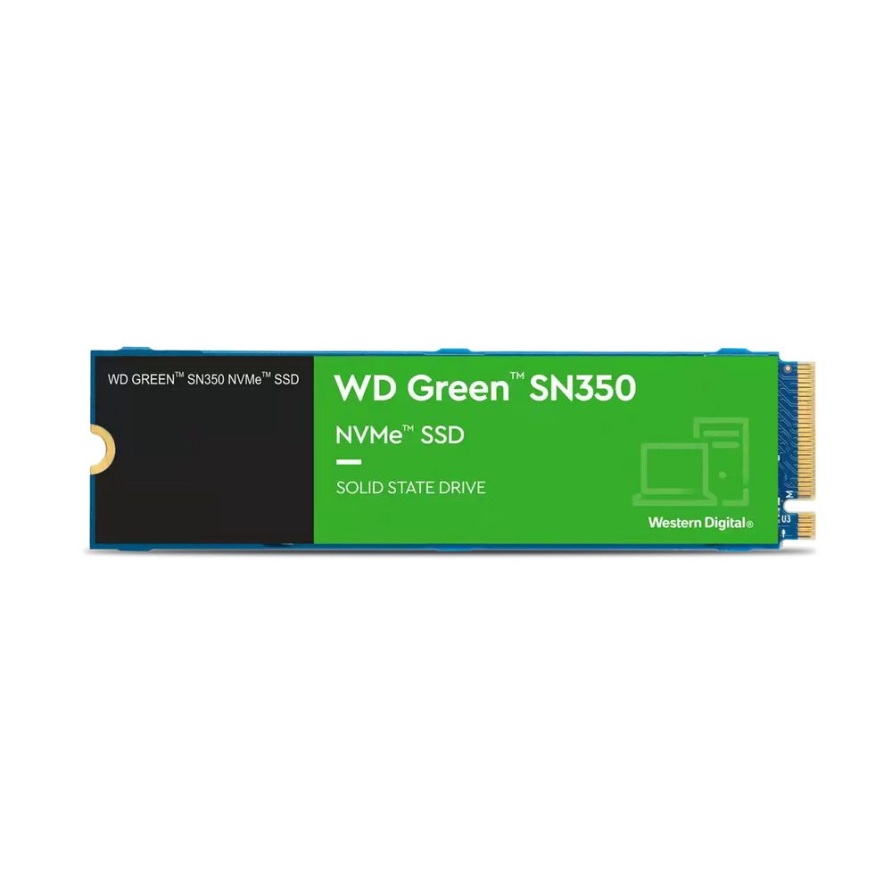 Твердотельный накопитель SSD WD Green SN350 NVMe WDS200T3G0C 2ТБ M2.2280 (QLC)