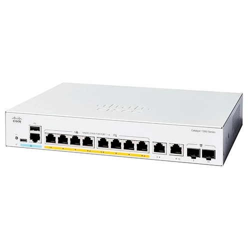 Коммутатор Cisco C1300-8P-E-2G
