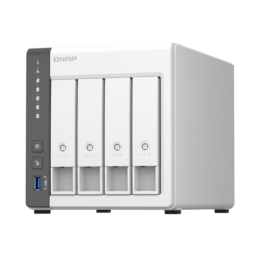 Сетевое хранилище NAS Qnap TS-433-4G 4-bay настольный Cortex-A55