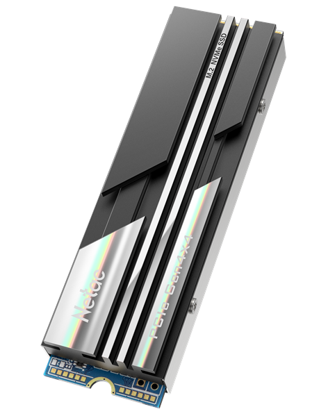 Ssd накопитель Netac SSD NV5000 PCIe 4 x4 M.2 2280 NVMe 3D NAND 1TB, R/W up to 5000/4400MB/s, with heat sink, 5y wty (NT01NV5000-1T0-E4X)